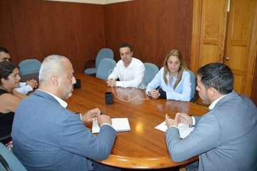 Visita del senador socialista Ramón Morales a Telde (Foto TA)